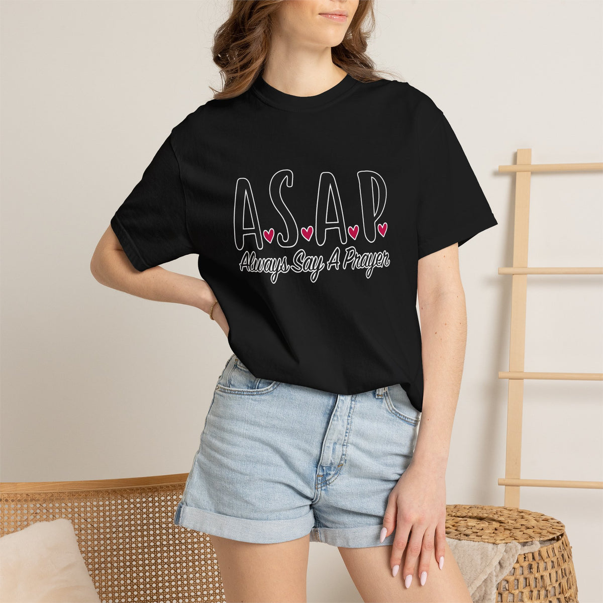 ASAP "Always Say A Prayer" T-Shirt — Inspirational Christian Tee