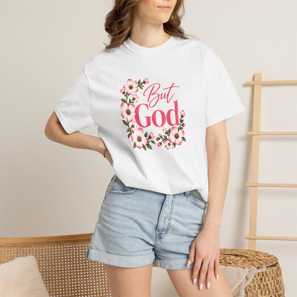 But God Floral T-Shirt