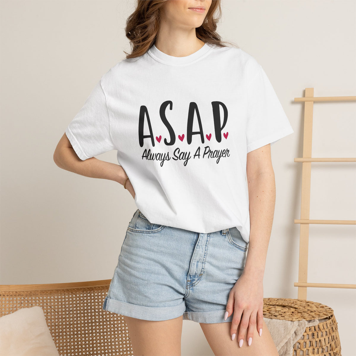 ASAP "Always Say A Prayer" T-Shirt — Inspirational Christian Tee