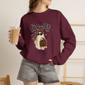 Boo-Jee Ghost Pug Sweatshirt — Cute Halloween Dog Crewneck