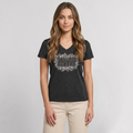 Women's Premium Organic V-Neck T-shirt - heather anthracite
