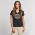 Women's Premium Organic V-Neck T-shirt - heather anthracite