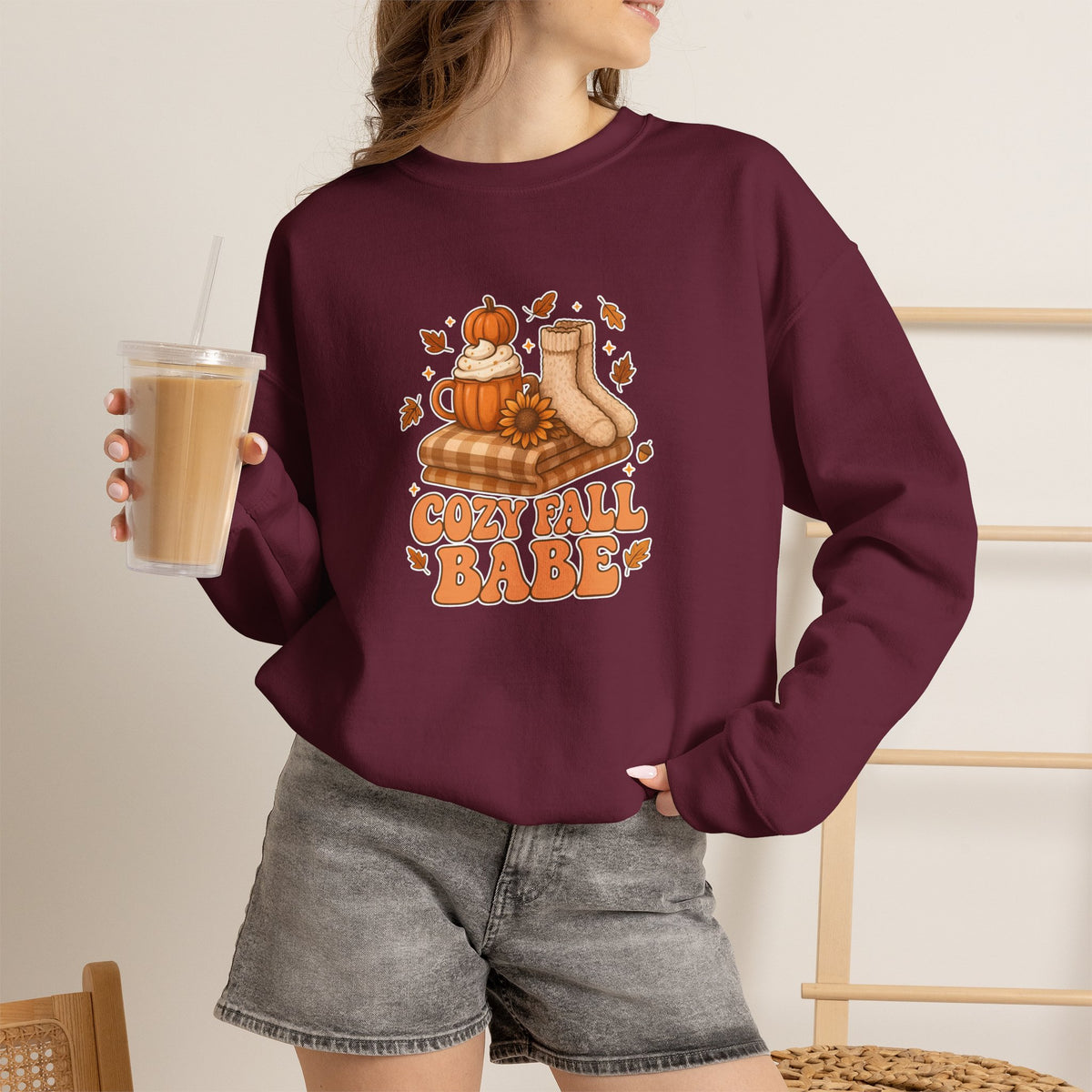 Cozy Fall Babe Sweatshirt