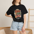God Is With You T-Shirt — Retro Floral Christian Tee